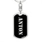 Anton v3 - Luxury Dog Tag Keychain