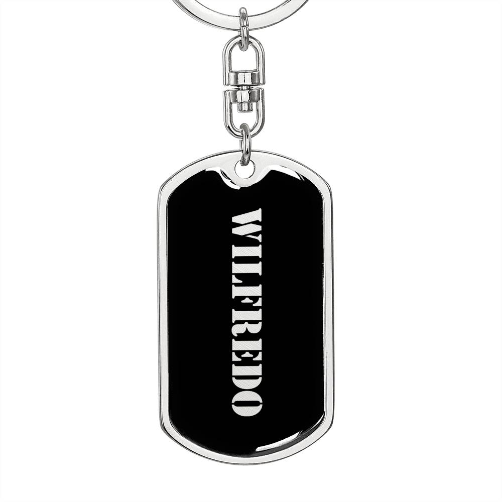 Wilfredo v3 - Luxury Dog Tag Keychain