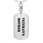 Veteran's Mother - Luxury Dog Tag Keychain