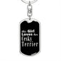 Cesky Terrier v2 - Luxury Dog Tag Keychain