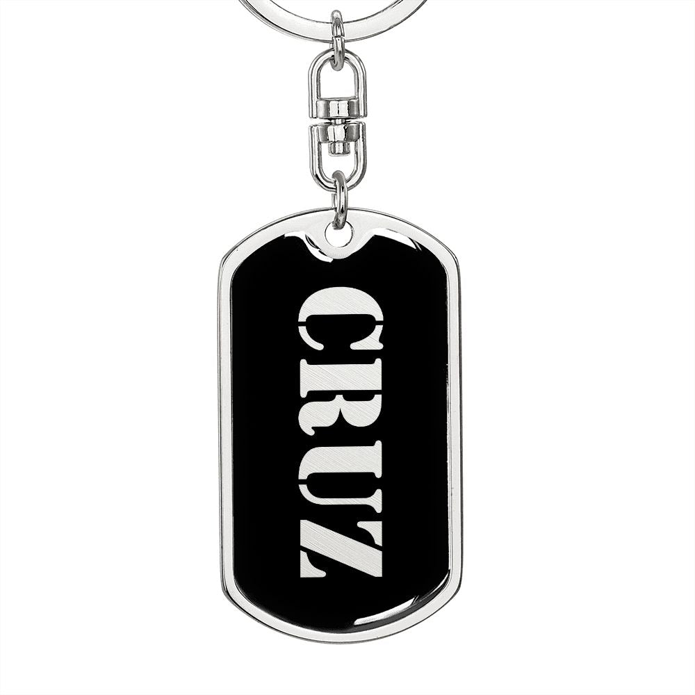 Cruz v2 - Luxury Dog Tag Keychain