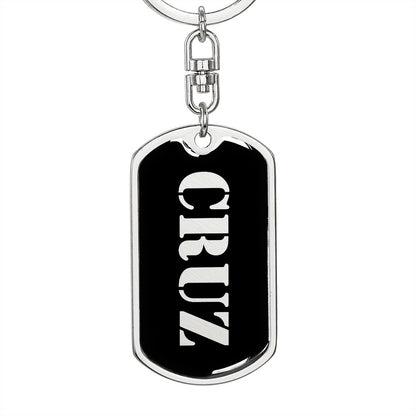 Cruz v2 - Luxury Dog Tag Keychain