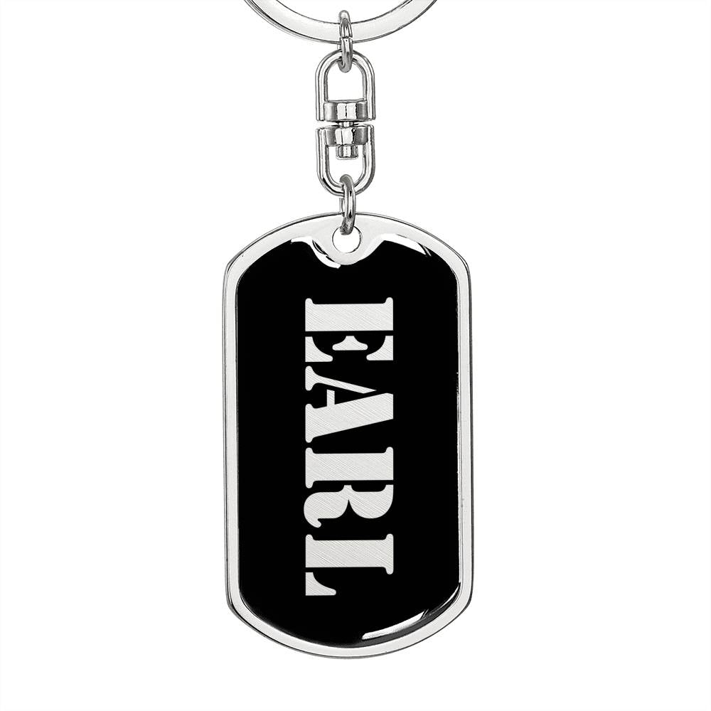 Earl v3 - Luxury Dog Tag Keychain