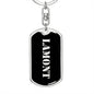 Lamont v3 - Luxury Dog Tag Keychain
