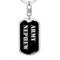 Army Nephew v2 - Luxury Dog Tag Keychain