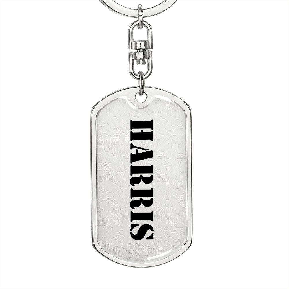 Harris - Luxury Dog Tag Keychain