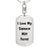 Love My Siamese Mitt Ferret - Luxury Dog Tag Keychain