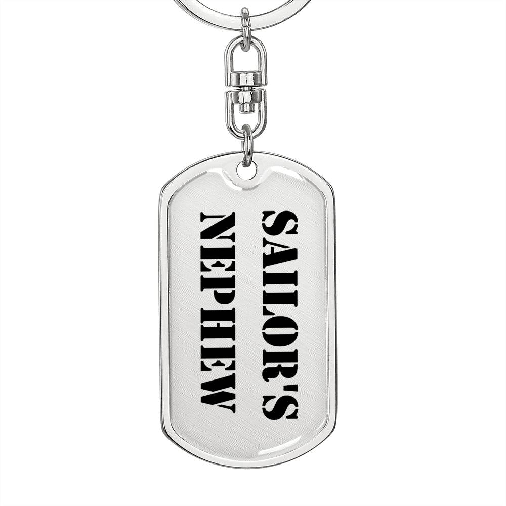 Sailor's Nephew - Luxury Dog Tag Keychain