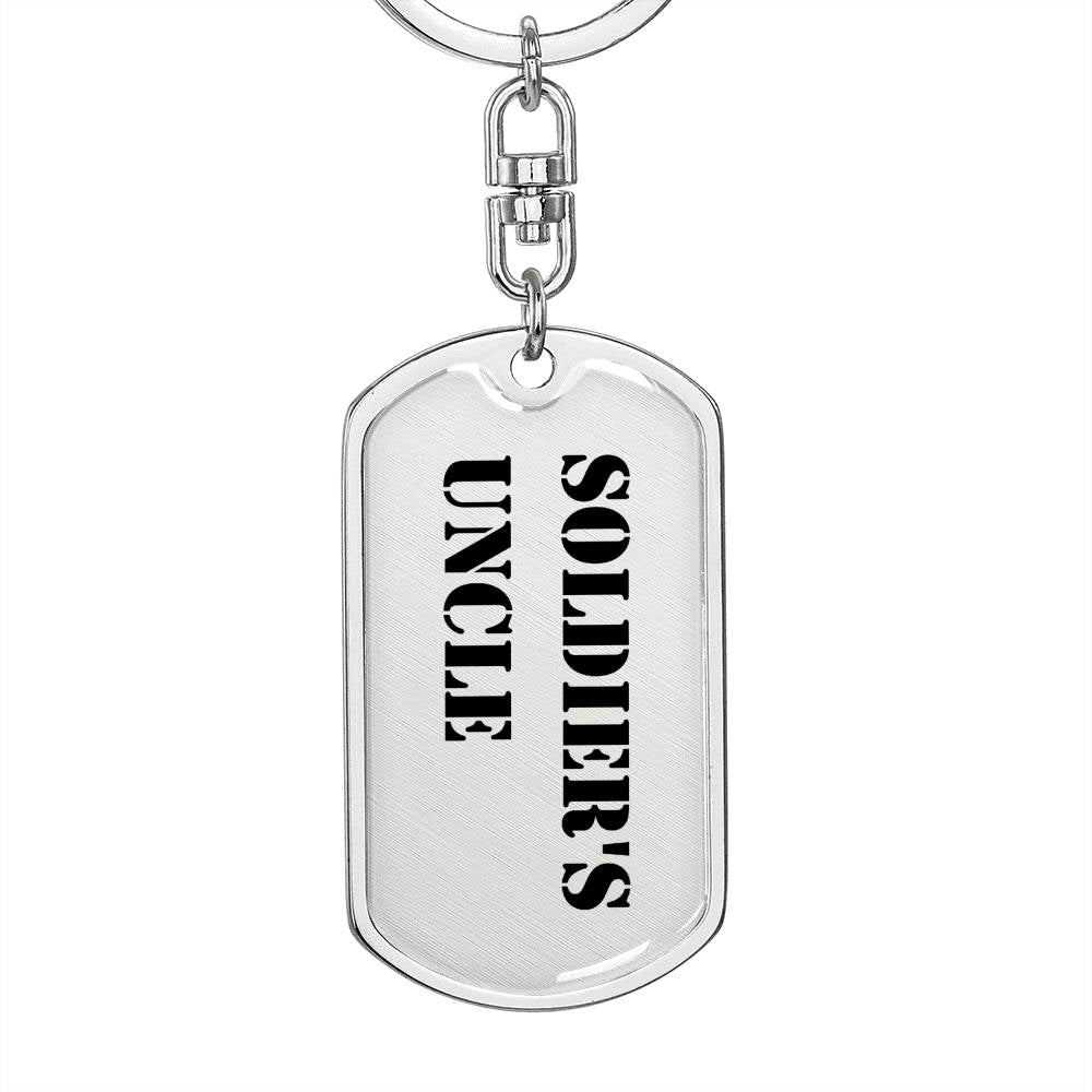 Soldier's Uncle - Luxury Dog Tag Keychain