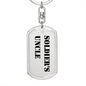 Soldier's Uncle - Luxury Dog Tag Keychain