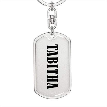 Tabitha v01 - Luxury Dog Tag Keychain