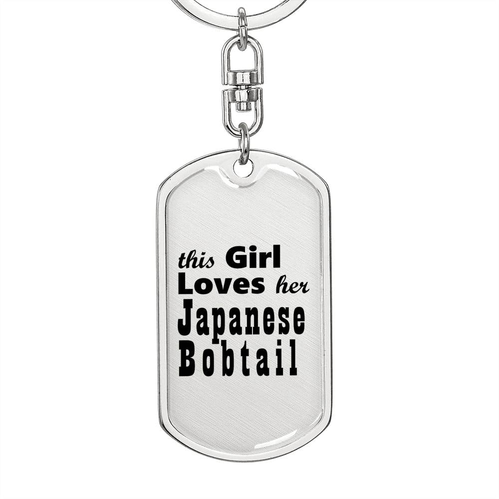 Japanese Bobtail - Luxury Dog Tag Keychain