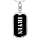 Irvin v3 - Luxury Dog Tag Keychain