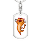 Tiger 02 - Luxury Dog Tag Keychain