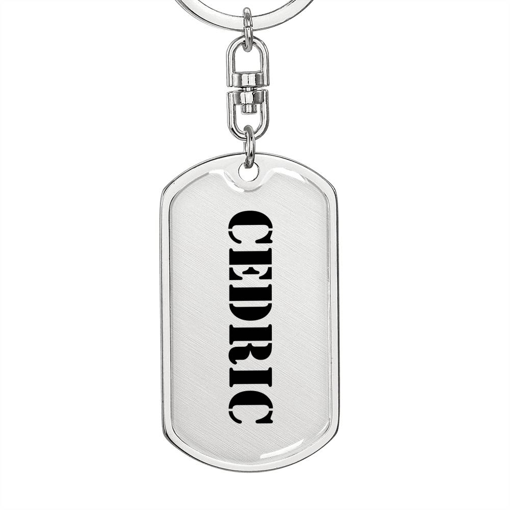 Cedric - Luxury Dog Tag Keychain