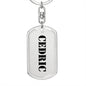 Cedric - Luxury Dog Tag Keychain