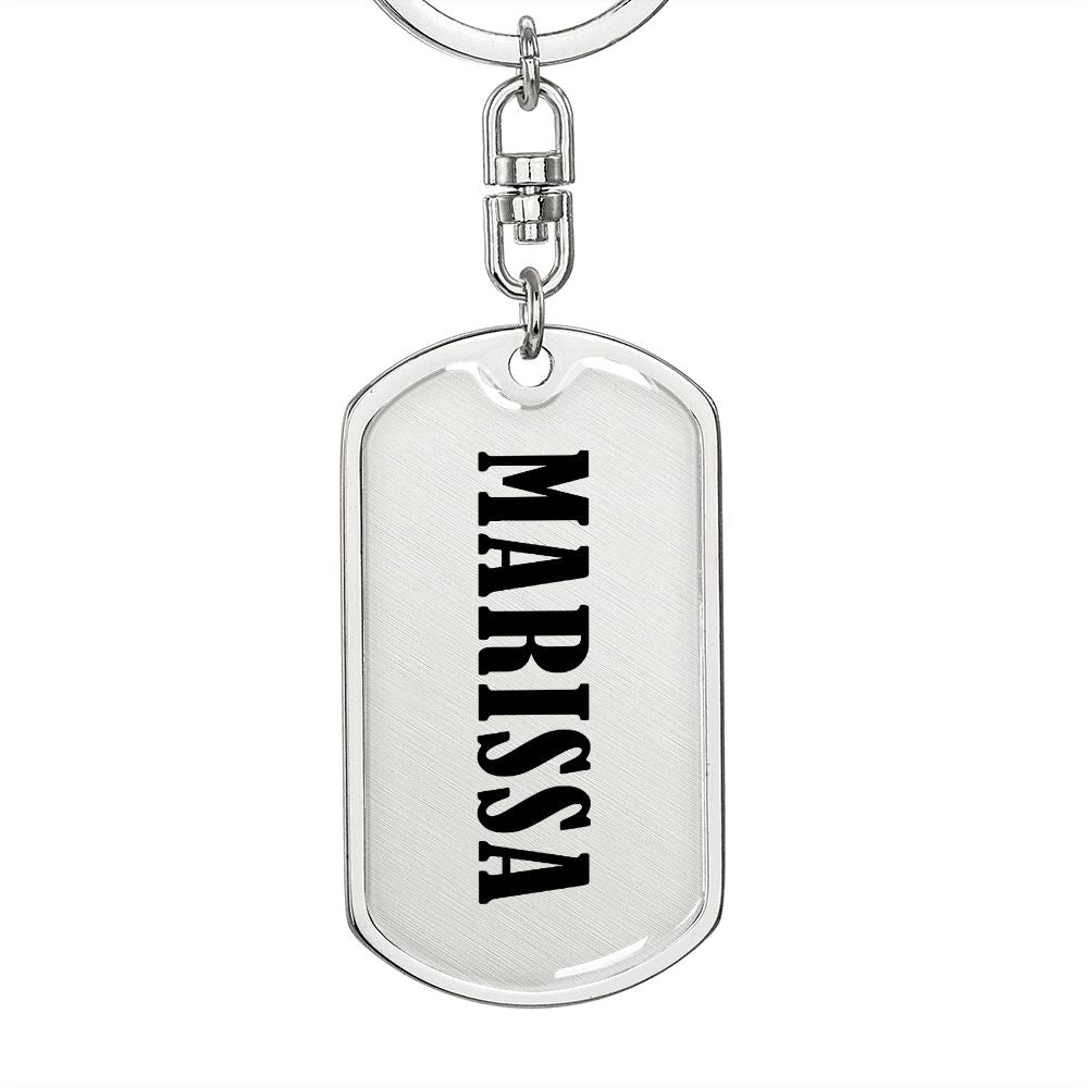 Marissa v01 - Luxury Dog Tag Keychain
