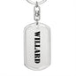 Willard - Luxury Dog Tag Keychain