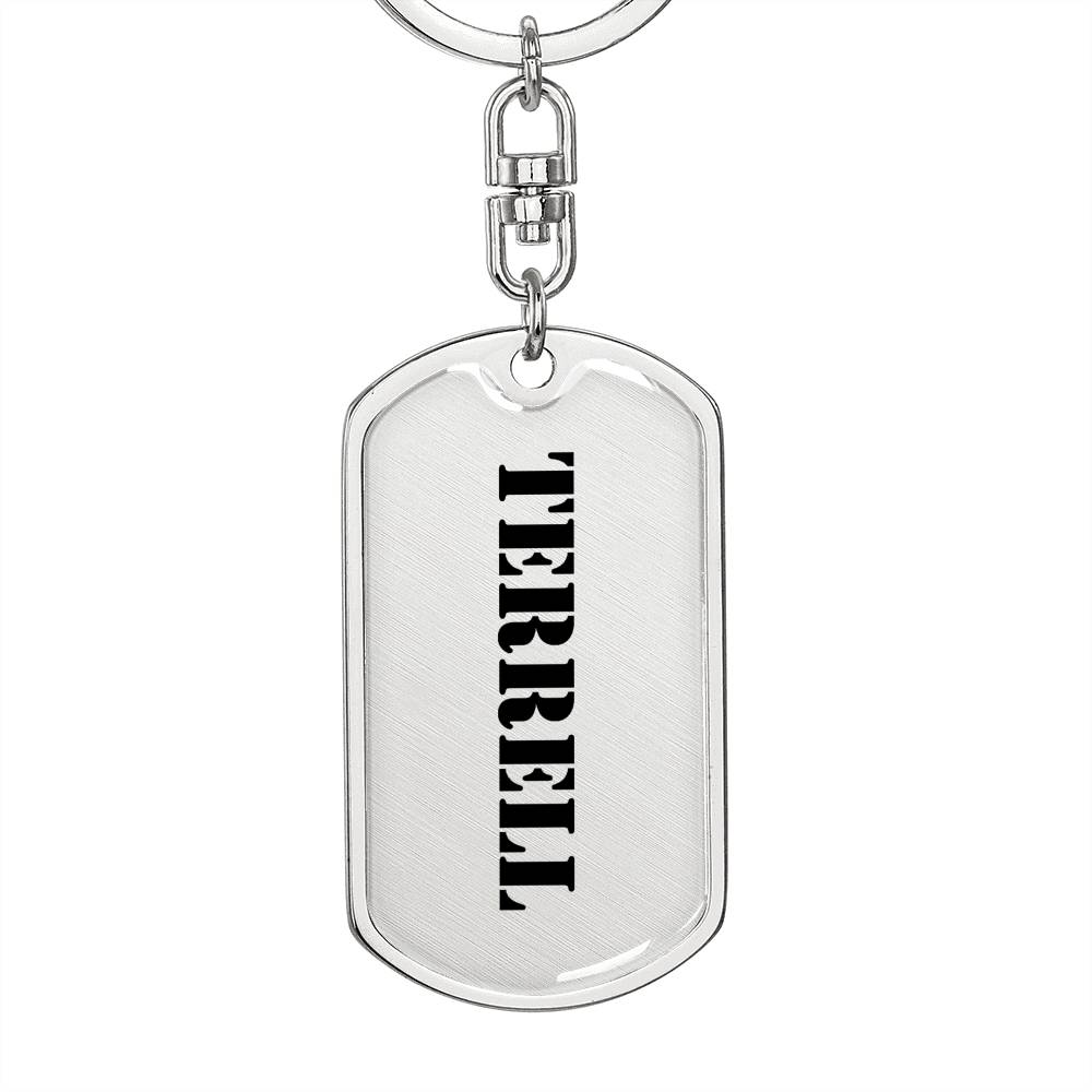 Terrell - Luxury Dog Tag Keychain