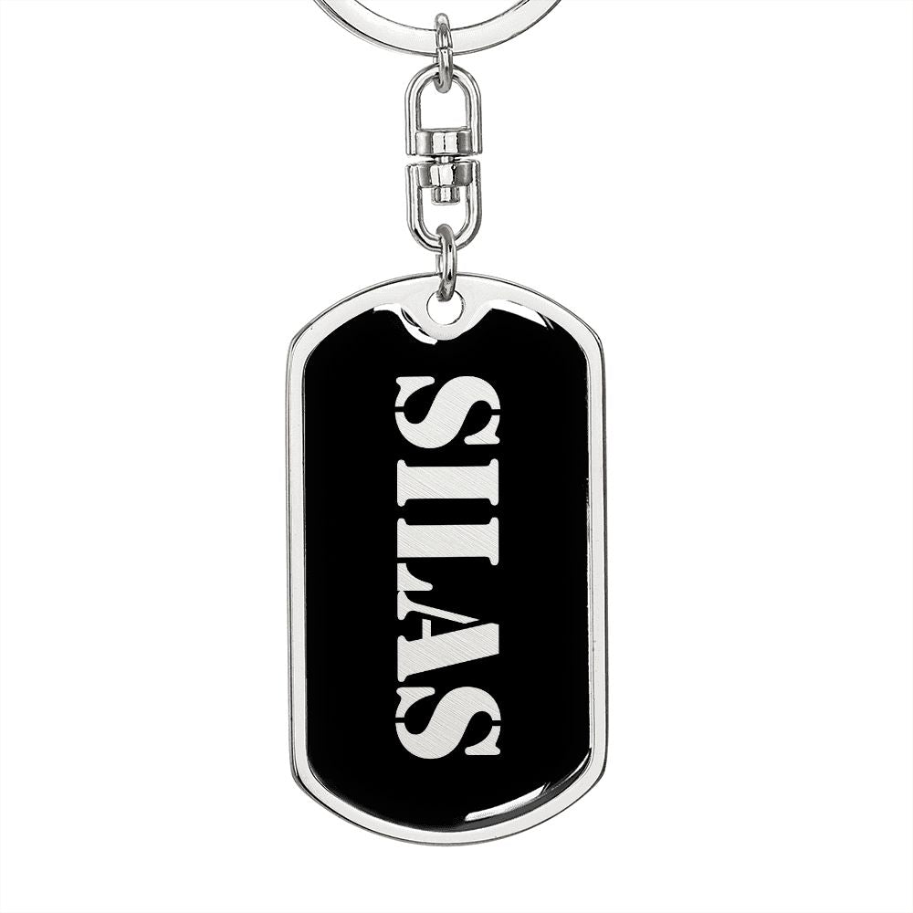 Silas v2 - Luxury Dog Tag Keychain