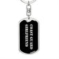 Coast Guard Girlfriend v2 - Luxury Dog Tag Keychain