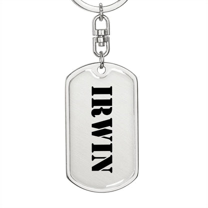 Irwin - Luxury Dog Tag Keychain