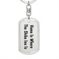 Shiba Inu's Home - Luxury Dog Tag Keychain