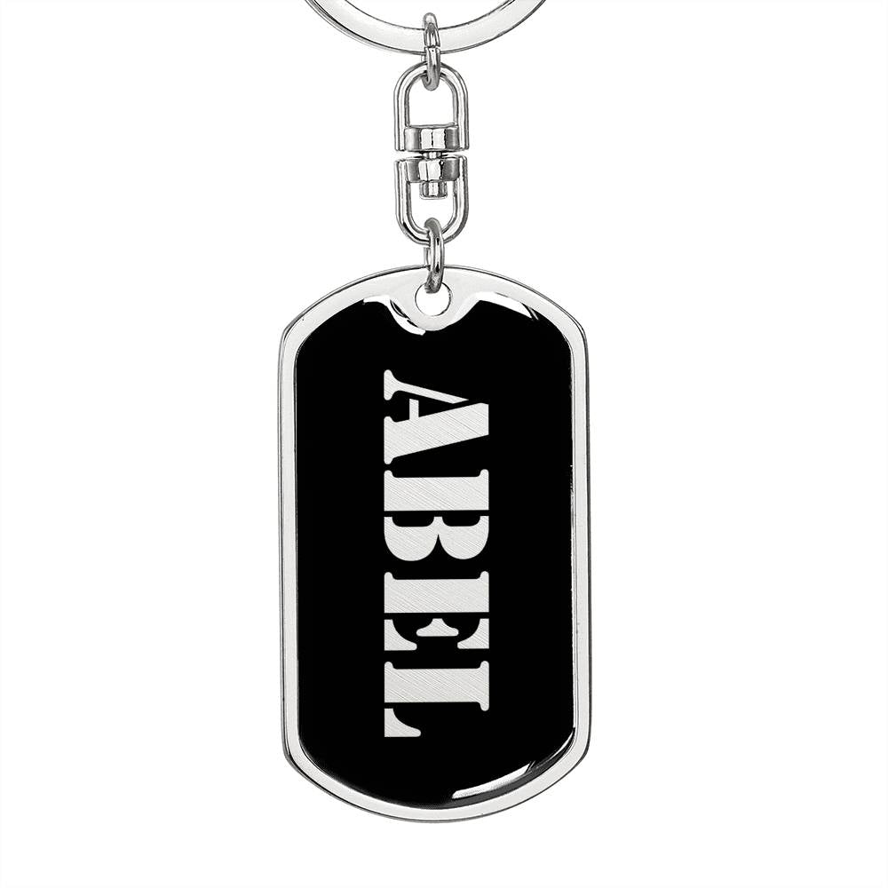 Abel v3 - Luxury Dog Tag Keychain