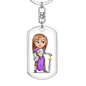 Knight 02 - Luxury Dog Tag Keychain