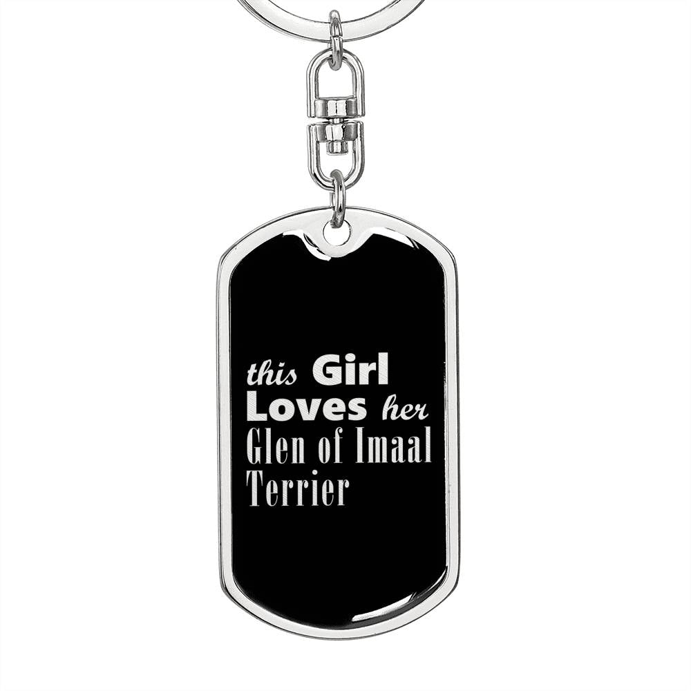 Glen of Imaal Terrier v2 - Luxury Dog Tag Keychain