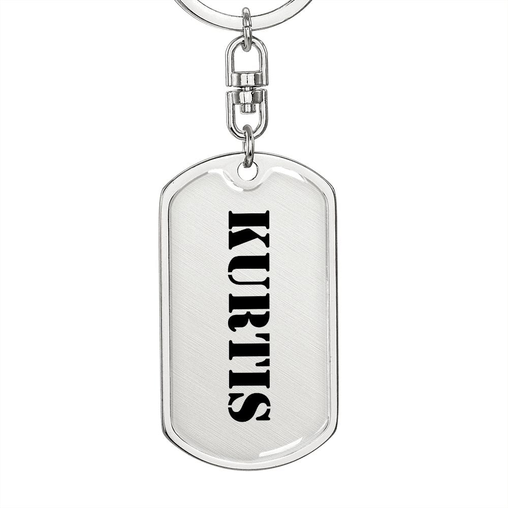 Kurtis - Luxury Dog Tag Keychain