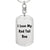 Love My Red Tail Boa - Luxury Dog Tag Keychain