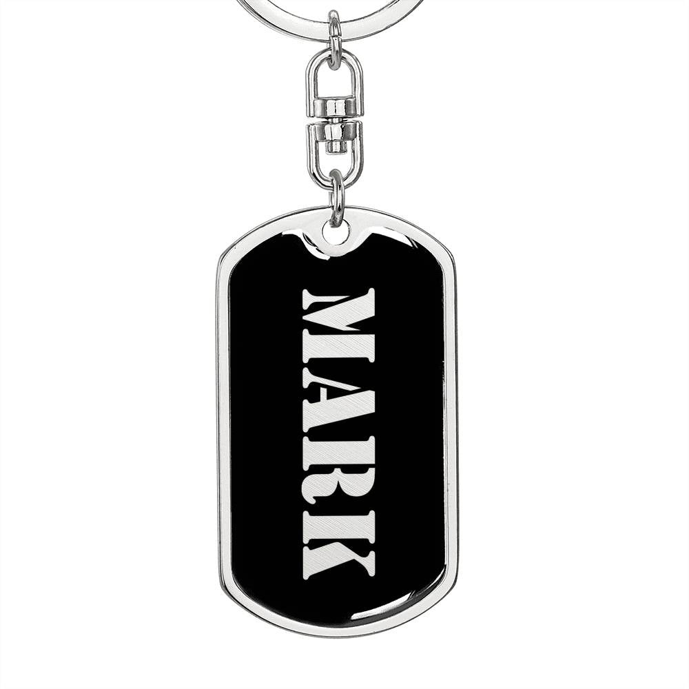 Mark v3 - Luxury Dog Tag Keychain