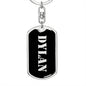 Dylan v3 - Luxury Dog Tag Keychain