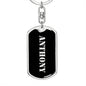Anthony v3 - Luxury Dog Tag Keychain