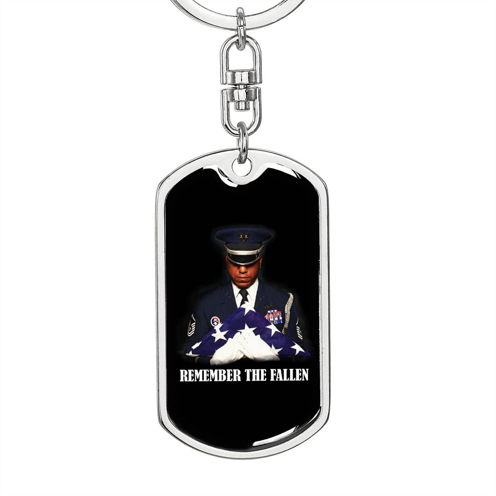 Remember The Fallen - Luxury Dog Tag Keychain