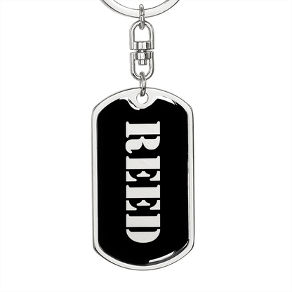 Reed v2 - Luxury Dog Tag Keychain