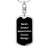 World's Greatest Administrative Services Manager v2 - Luxury Dog Tag Keychain