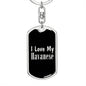 Love My Havanese v2 - Luxury Dog Tag Keychain