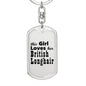 British Longhair - Luxury Dog Tag Keychain