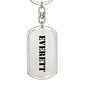 Everett - Luxury Dog Tag Keychain