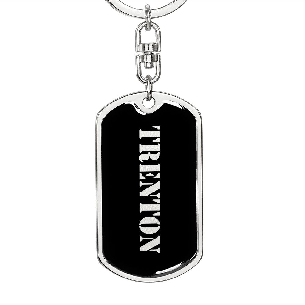 Trenton v2 - Luxury Dog Tag Keychain