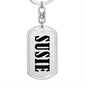 Susie v01 - Luxury Dog Tag Keychain