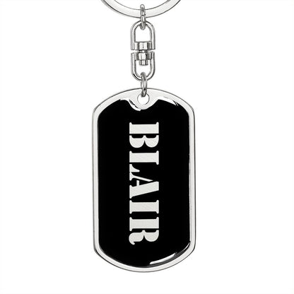 Blair v2 - Luxury Dog Tag Keychain