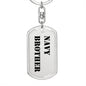 Navy Brother - Luxury Dog Tag Keychain