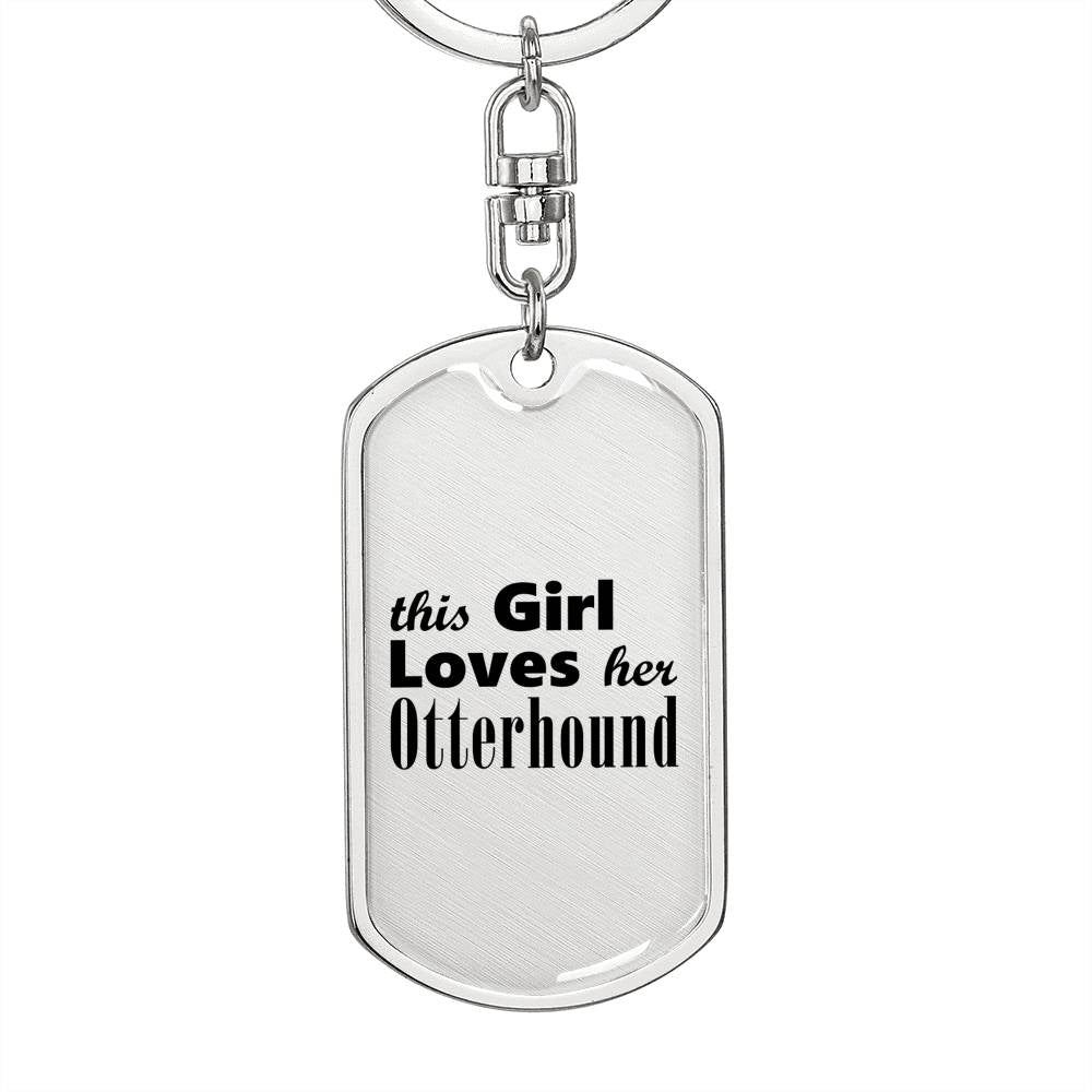 Otterhound - Luxury Dog Tag Keychain