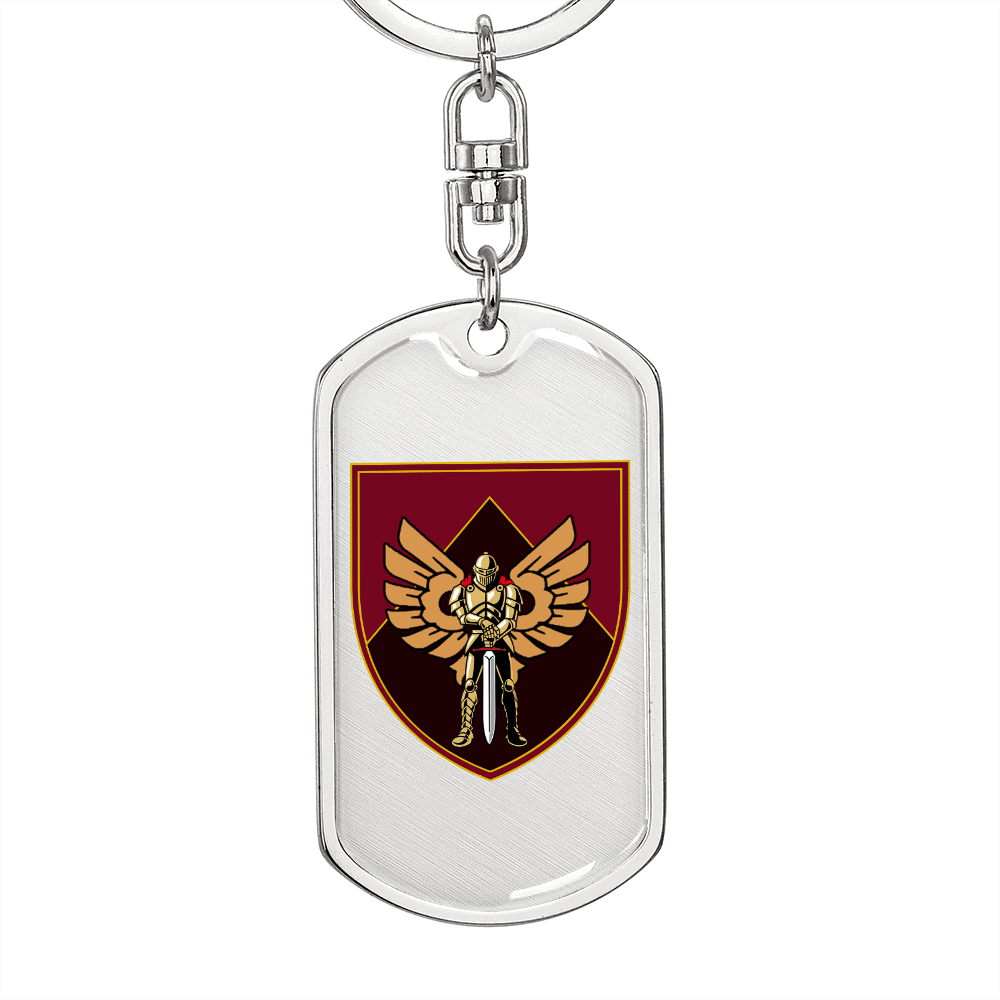 46th Air Assault Brigade (Ukraine) - Luxury Dog Tag Keychain