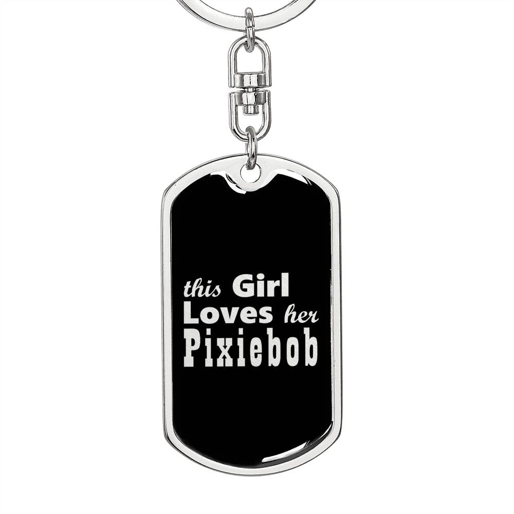 Pixiebob v2 - Luxury Dog Tag Keychain