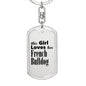 French Bulldog - Luxury Dog Tag Keychain