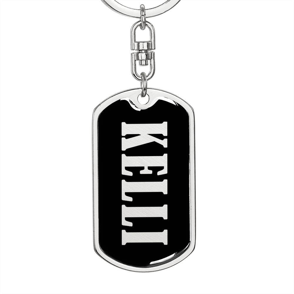 Kelli v02 - Luxury Dog Tag Keychain